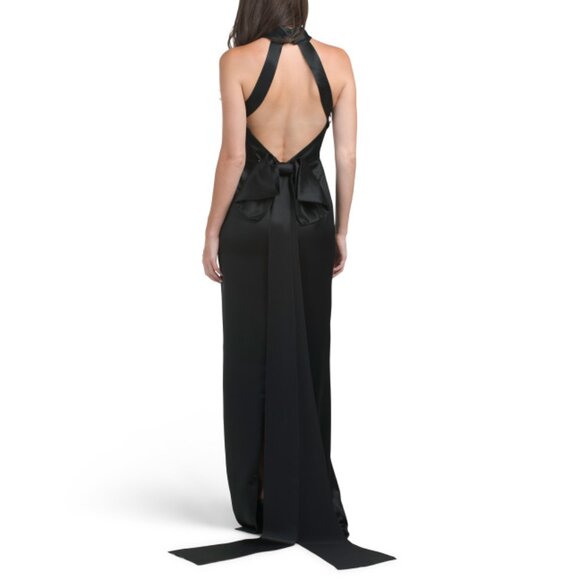 SANS FAFF White Bristol Bow Evening Dress - Picture 2 of 2